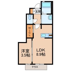 シャーメゾン７７の物件間取画像